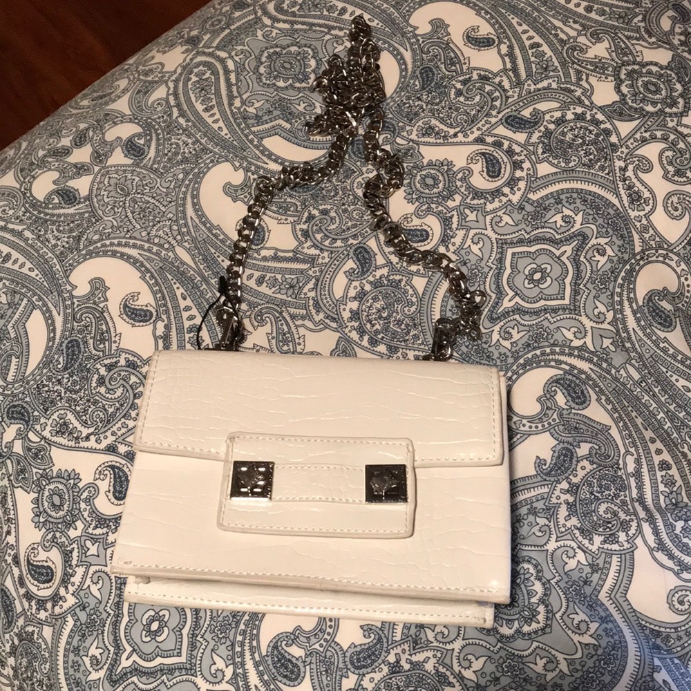White purse